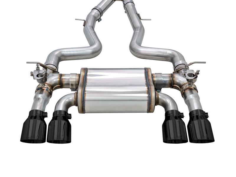 AWE Tuning BMW F8X M3/M4 SwitchPath Catback Exhaust - Diamond Black Tips - Black Ops Auto Works