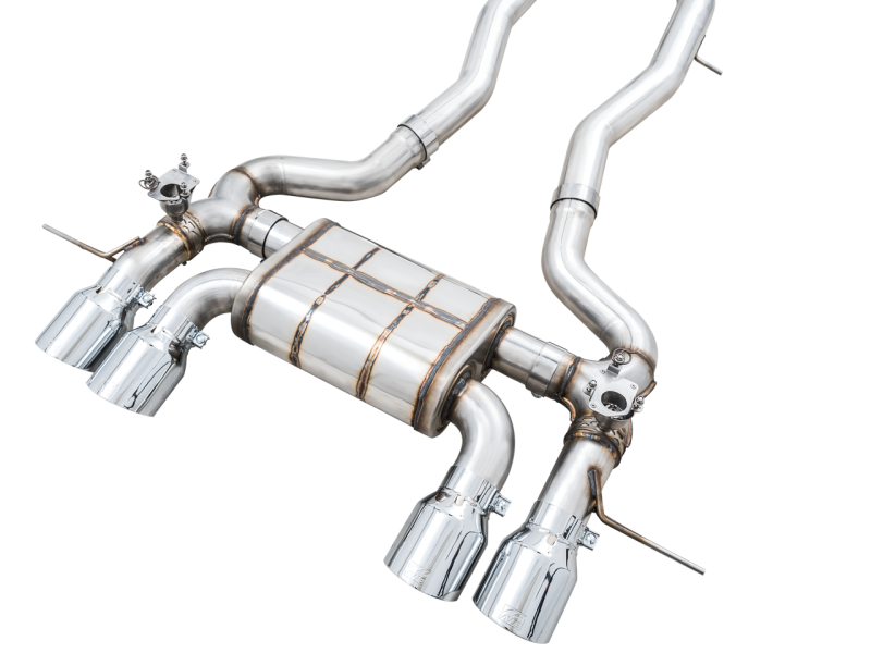 AWE SwitchPath Catback Exhaust for BMW G8X M3/M4 - Chrome Silver Tips - Black Ops Auto Works