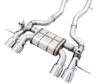 Load image into Gallery viewer, AWE SwitchPath Catback Exhaust for BMW G8X M3/M4 - Chrome Silver Tips - Black Ops Auto Works