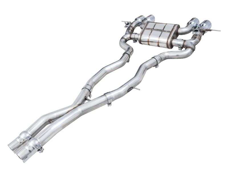 AWE SwitchPath Catback Exhaust for BMW G8X M3/M4 - Chrome Silver Tips - Black Ops Auto Works