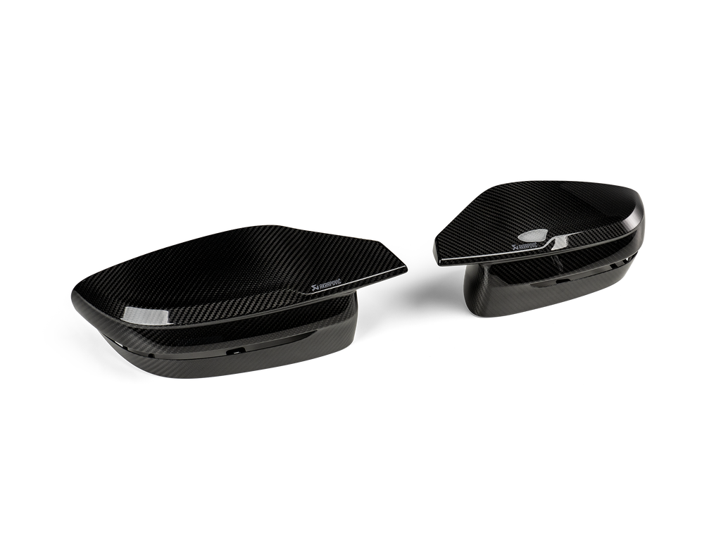 Akrapovic 2021+ BMW (G87) M2, (G80) M3 & (G82) M4 Mirror Cap Set- Gloss Carbon Akrapovic