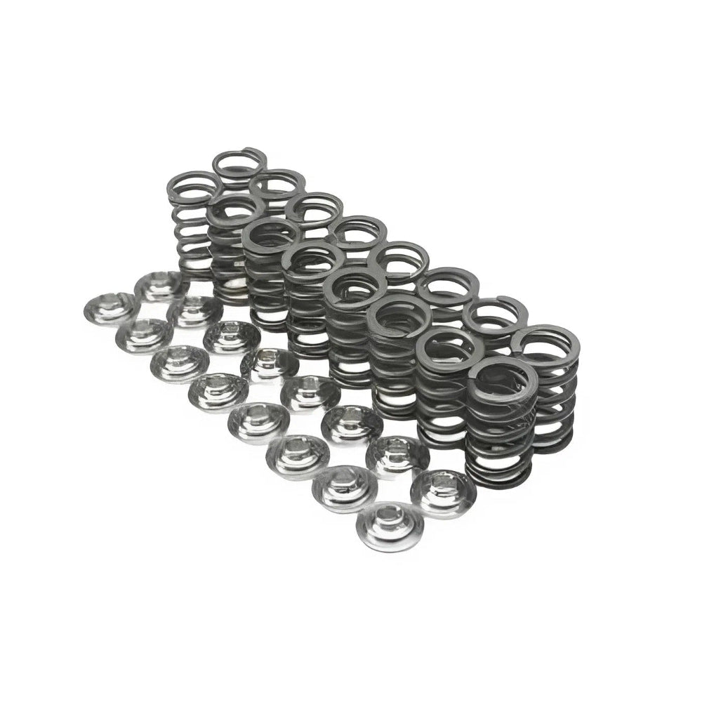 Close up Brian Crower beehive spring and titanium retainer