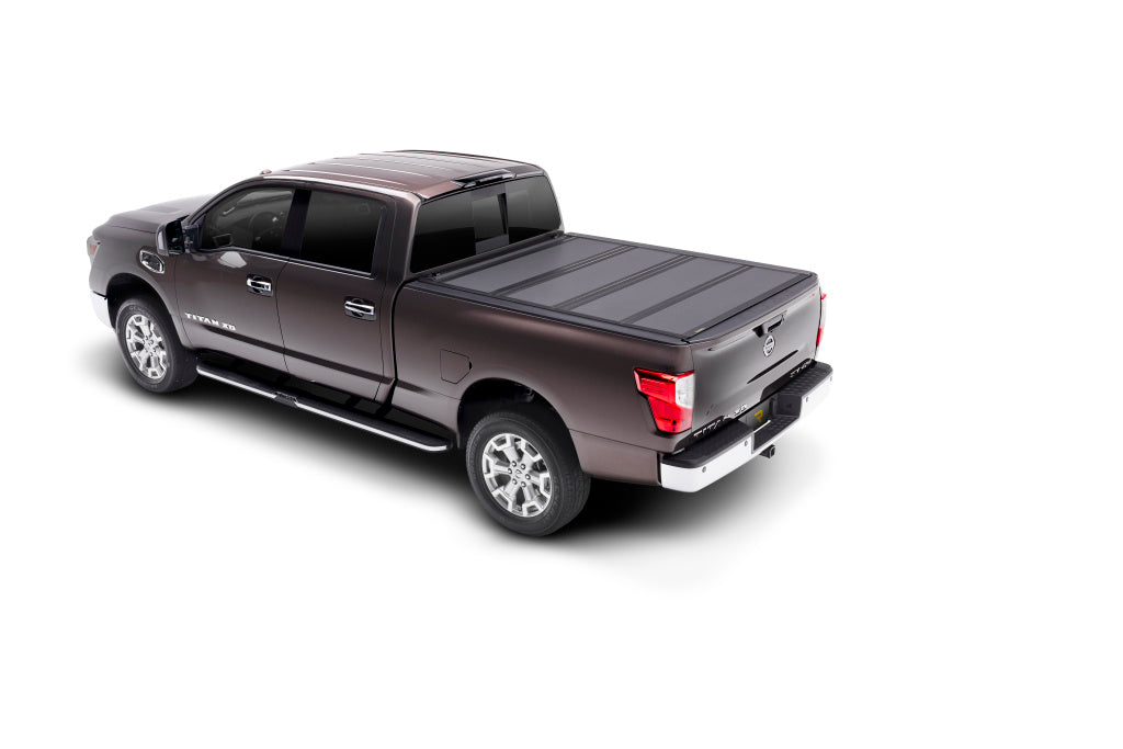 -BAK 17-20 Nissan Titan 5ft 6in Bed BAKFlip MX4 Matte Finish-Tonneau Covers - Hard Fold-BAK