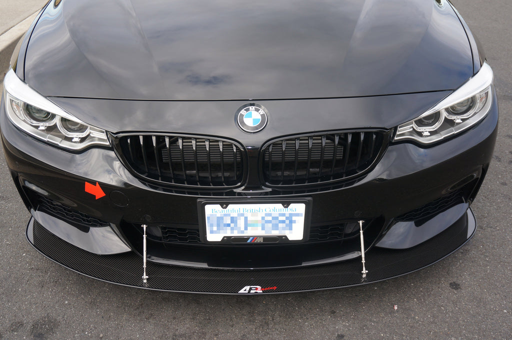 -APR Performance BMW 435i Stock Bumper Front Wind Splitter 2016-2019
