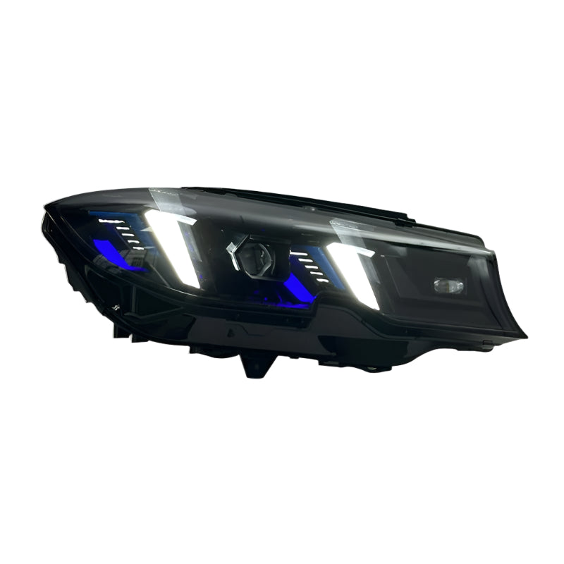 BMW G20 Snake Eyes CSL Yellow LED Headlights 2019-2022 Non-Laser