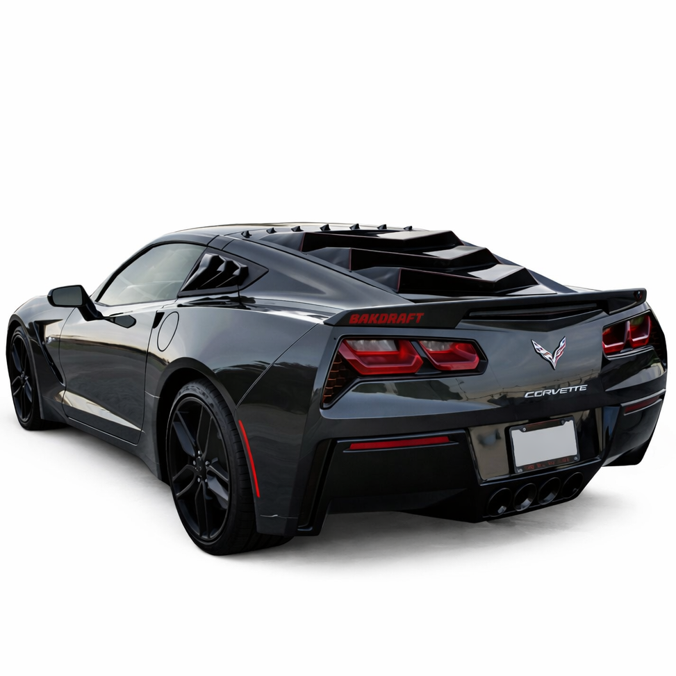 C7 Corvette rear window louvers