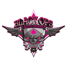 Load image into Gallery viewer, Black Ops Flyer Logo: Pink - Black Ops Auto Works