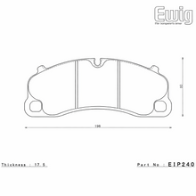 Load image into Gallery viewer, Endless EIP240 brake pads full view