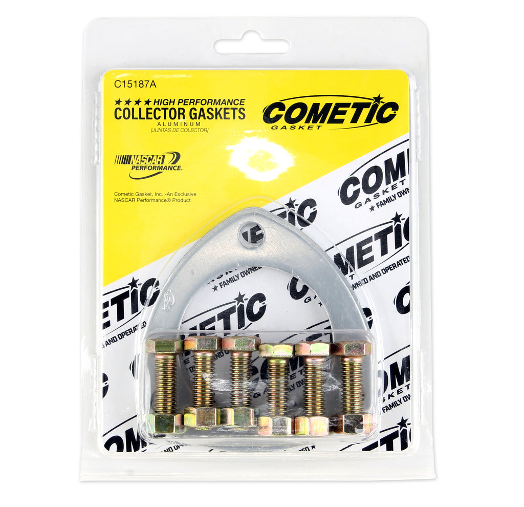 CGSC15187A-Cometic Exhaust Header Collector Gasket .040in Aluminum-2.5in Diameter Port-3.5in Bolt Circle-Set-Exhaust Gaskets-Cometic Gasket