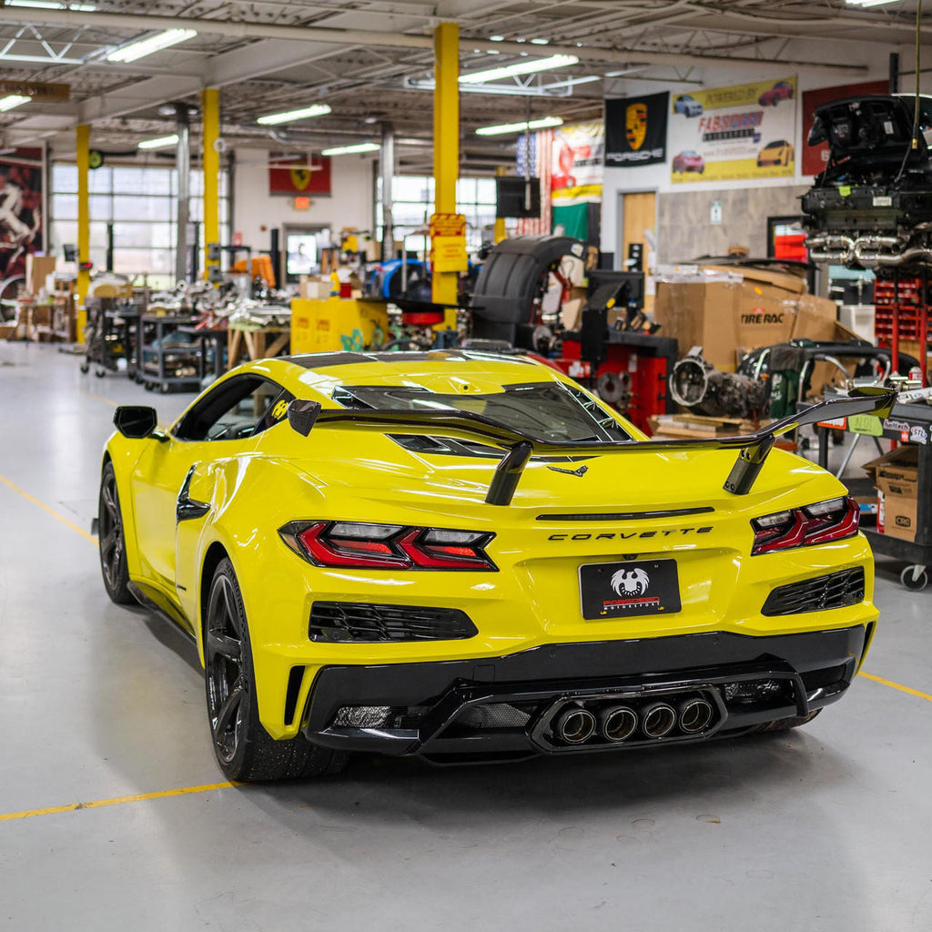 Carbon Fiber Tip Option - Fabspeed Chevrolet Corvette C8 Z06 Supersport X-Pipe Cat-Back Exhaust System (2023+)