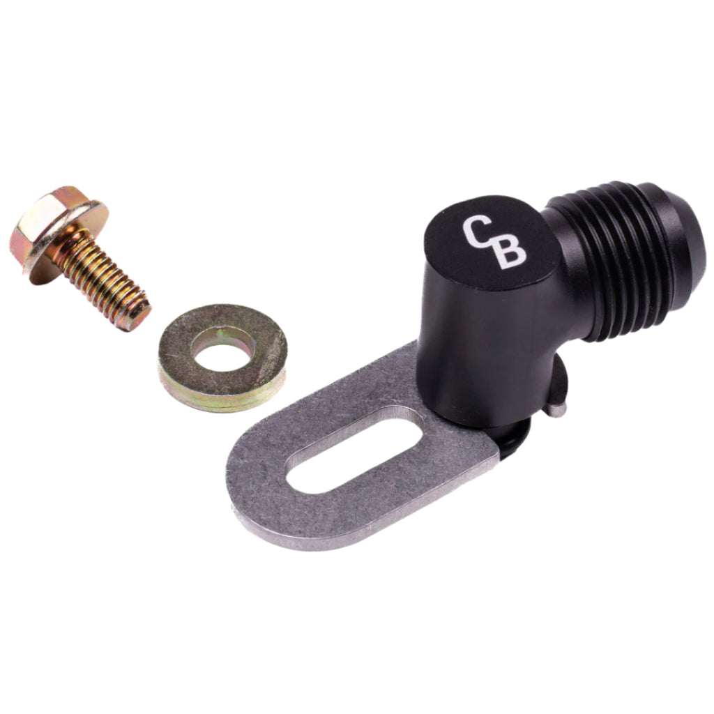 Chase Bays Power Steering Pump Feed 10AN Adapter - Toyota 1JZ | 2JZ & BEAMS
