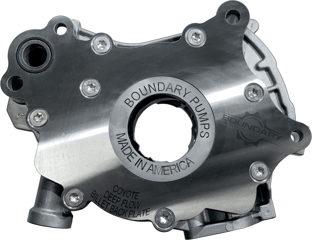 Ford Coyote V8 Pump Assembly – Billet Gear Vane Ported MartenWear Treated Billet Steel Back Plate