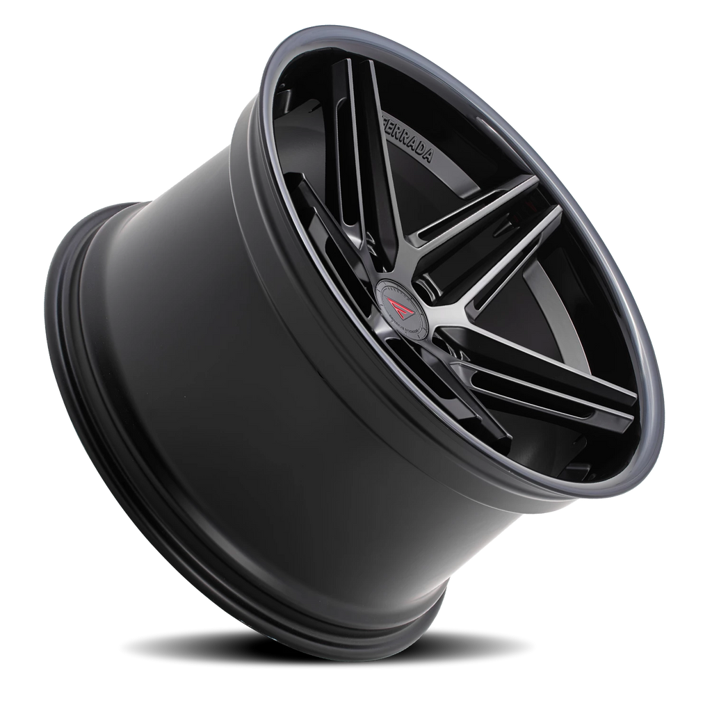 Ferrada Wheels Ferrada CM1 MB 20x8.5 +35 5x114mm 73.1mm Matte Black Gloss Black Lip