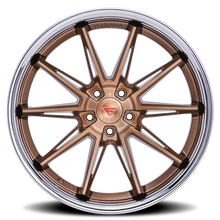 Load image into Gallery viewer, Ferrada Wheels Ferrada CM2 BCP 20x10.5 +25 5x120mm 74.1mm Brushed Cobre Chrome Lip