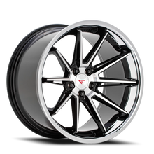 Load image into Gallery viewer, Ferrada Wheels Ferrada CM2 MA 22x10.5 +28 5x112mm 66.56mm Machined Black Chrome Lip