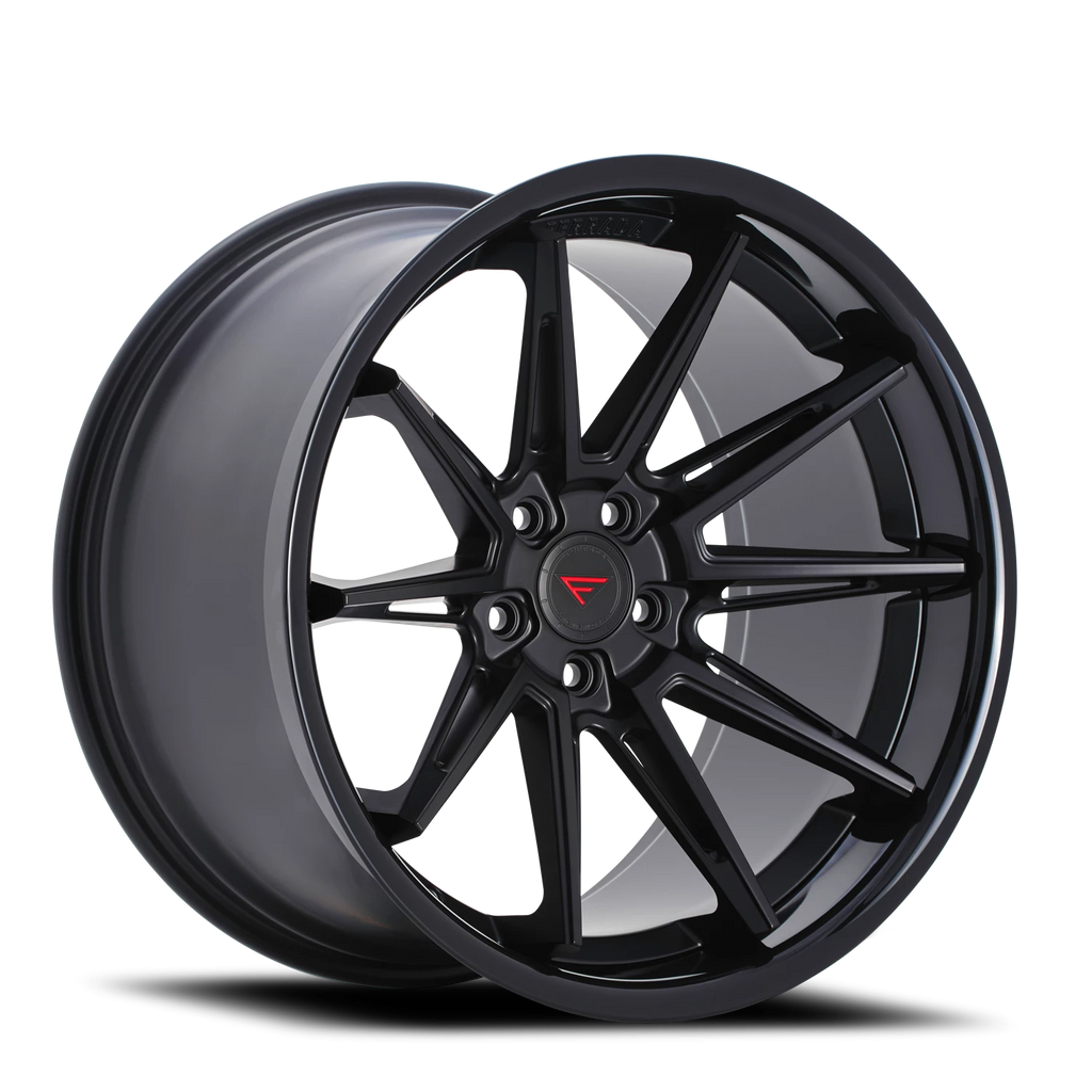 Ferrada Wheels Ferrada CM2 MB 20x11 +50 5x114mm 73.1mm Matte Black Gloss Black Lip