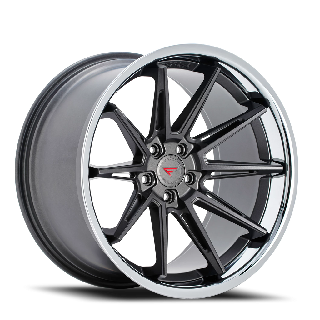 Ferrada Wheels Ferrada CM2 MG 20x10.5 +40 5x114mm 73.1mm Matte Graphite Chrome Lip