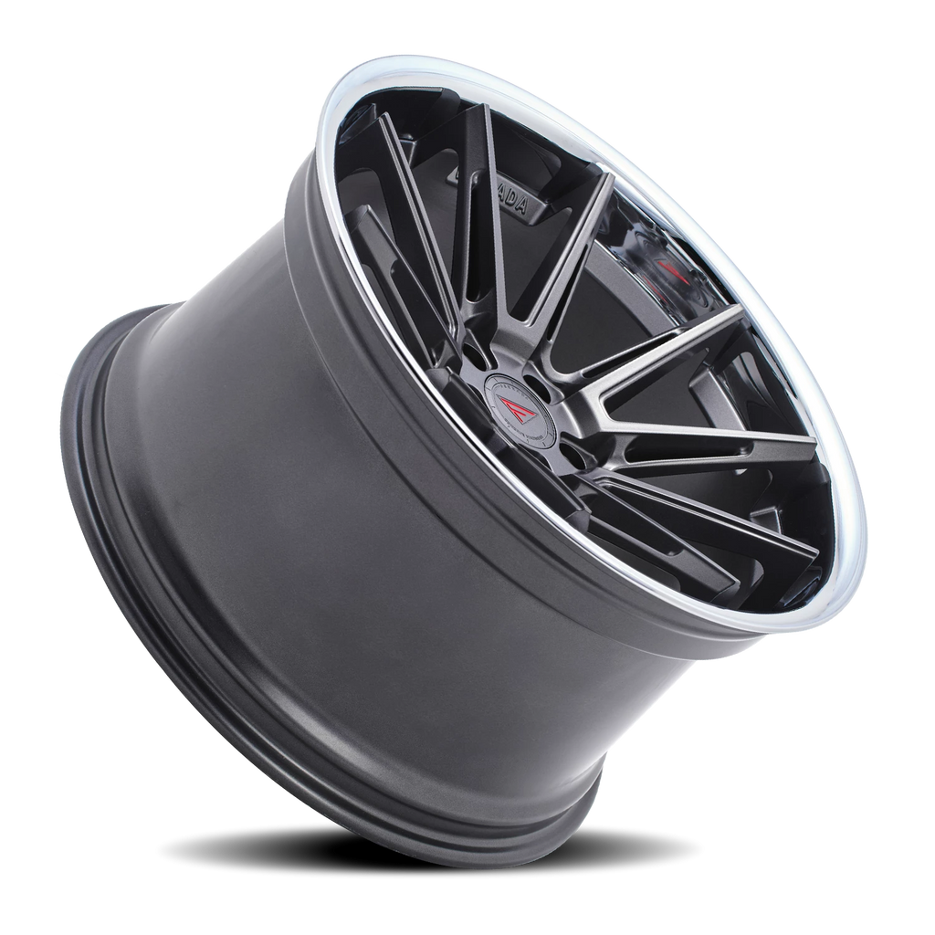 Ferrada Wheels Ferrada CM2 MG 19x8.5 +33 5x120mm 72.56mm Matte Graphite Chrome Lip