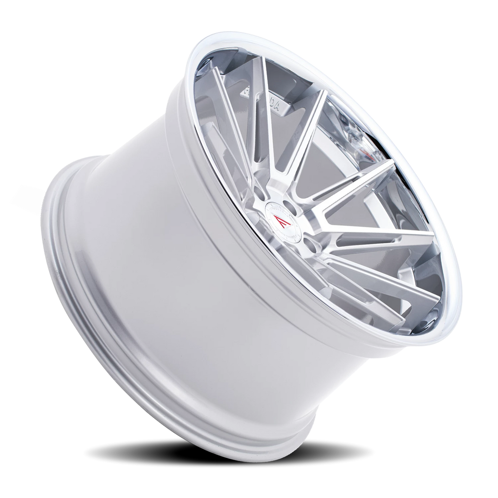 Ferrada Wheels Ferrada CM2 MS 20x12 +35 5x112mm 66.56mm Machined Silver Chrome Lip