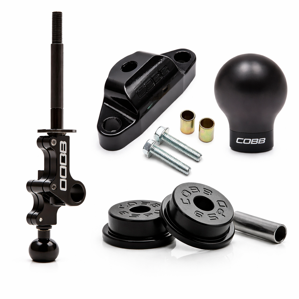 COBB Cobb Subaru STi 6MT Stage 1+ Drivetrain Package Black Knob