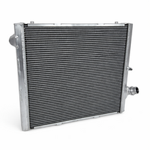 Load image into Gallery viewer, Front angle view of CSF 7241 left aluminum radiator for 2019+ Porsche 911 992 models