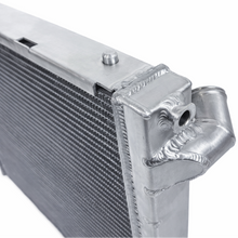 Load image into Gallery viewer, Detailed close-up of CSF 7241 radiator end tank and aluminum component assembly