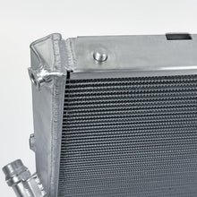 Load image into Gallery viewer, Close-up of CSF 7242 Porsche 911 radiator inlet and outlet connection points