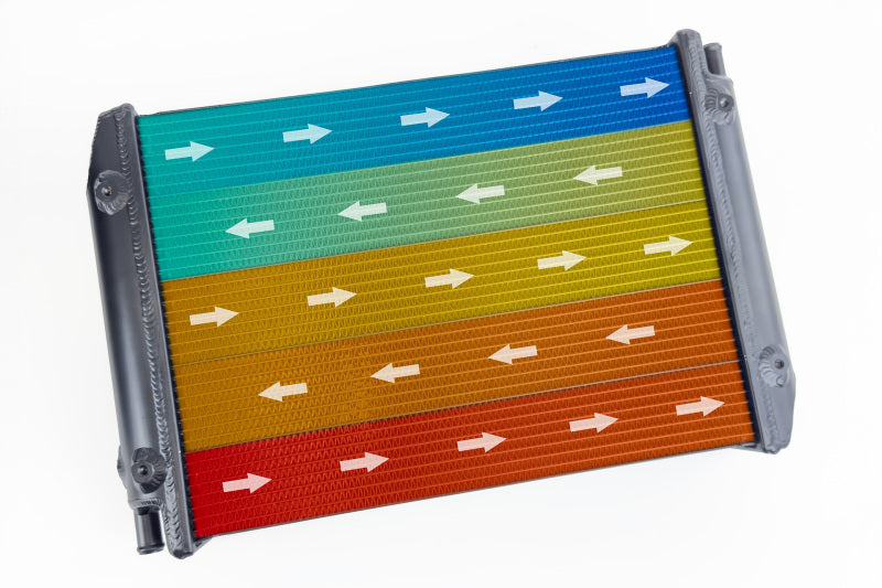 Fitment guide chart for CSF 8212 heat exchanger compatible with McLaren 570S 600LT 720S 765LT 750S GT and GTS