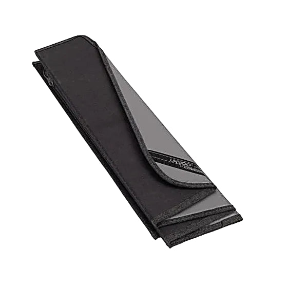 Covercraft UVS100 Tundra sunscreen folded storage view showing compact fabric design