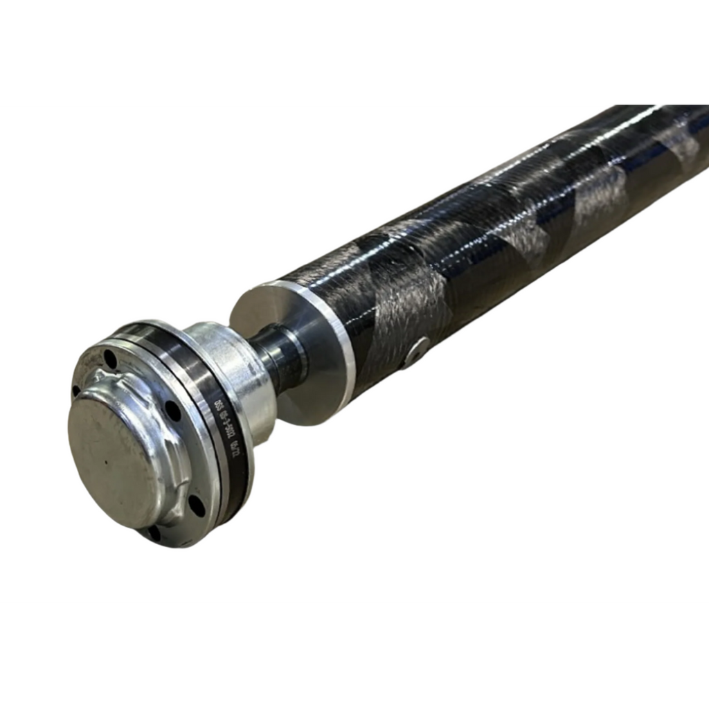 2013-2014 Mustang Shelby GT500 6-Speed 1-Piece 3.25″ Carbon Fiber Dual CV Driveshaft with Direct Fit Rear CV