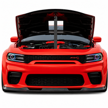 Load image into Gallery viewer, dodge-charger-demon-window-hood-carbon-fiber-display