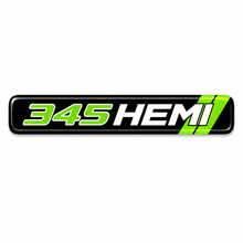 Load image into Gallery viewer, RBD345HDB-2 345 Hemi Dash Badge Dodge Charger 2006-2022