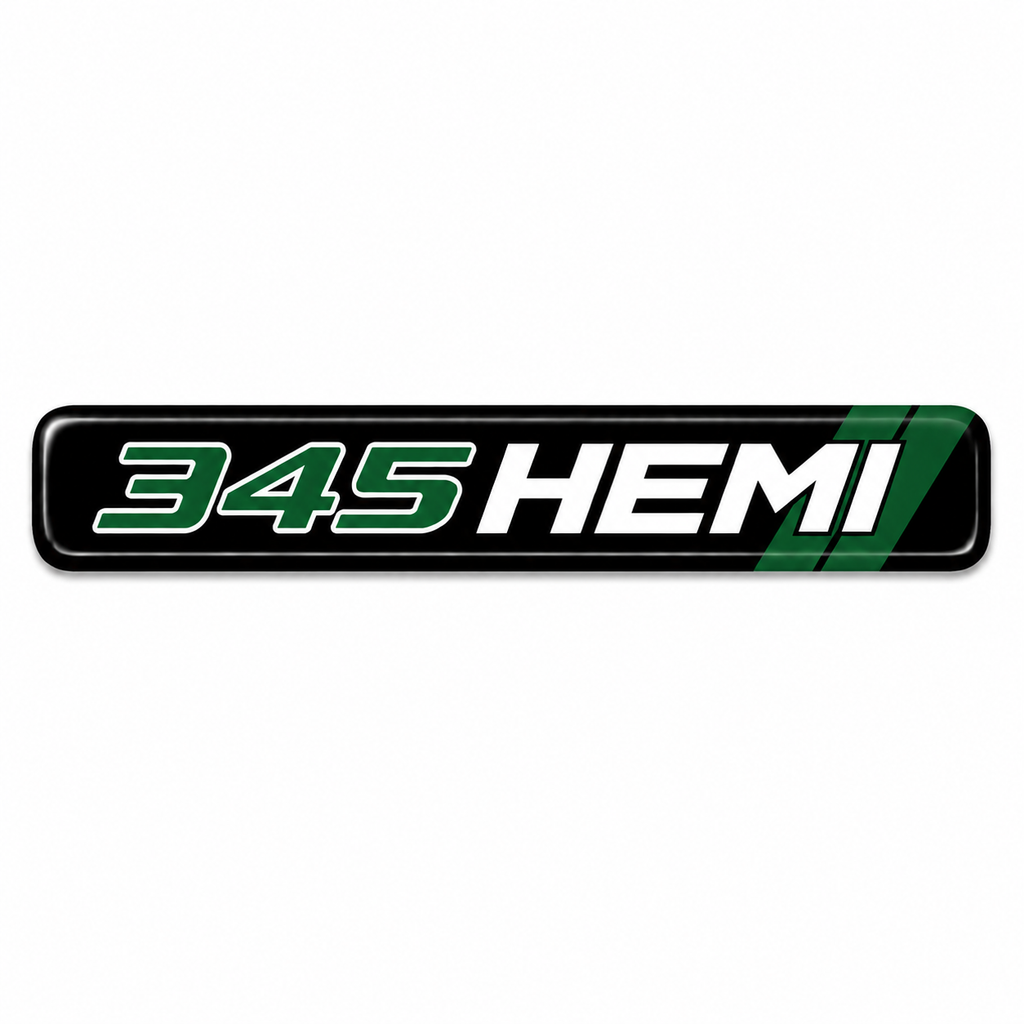 RBD345HDB-2 345 Hemi Dash Badge Dodge Charger 2006-2022