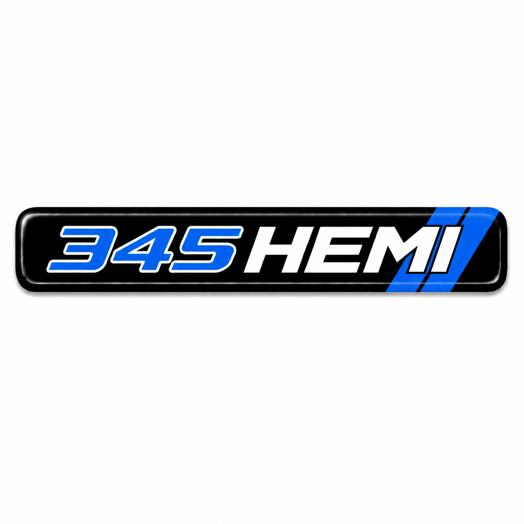 RBD345HDB-2 345 Hemi Dash Badge Dodge Charger 2006-2022