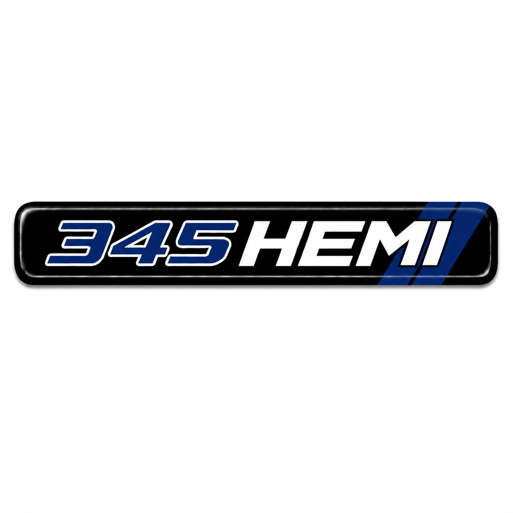 RBD345HDB-2 345 Hemi Dash Badge Dodge Charger 2006-2022