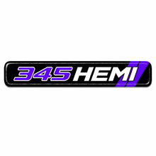 Load image into Gallery viewer, RBD345HDB-2 345 Hemi Dash Badge Dodge Charger 2006-2022