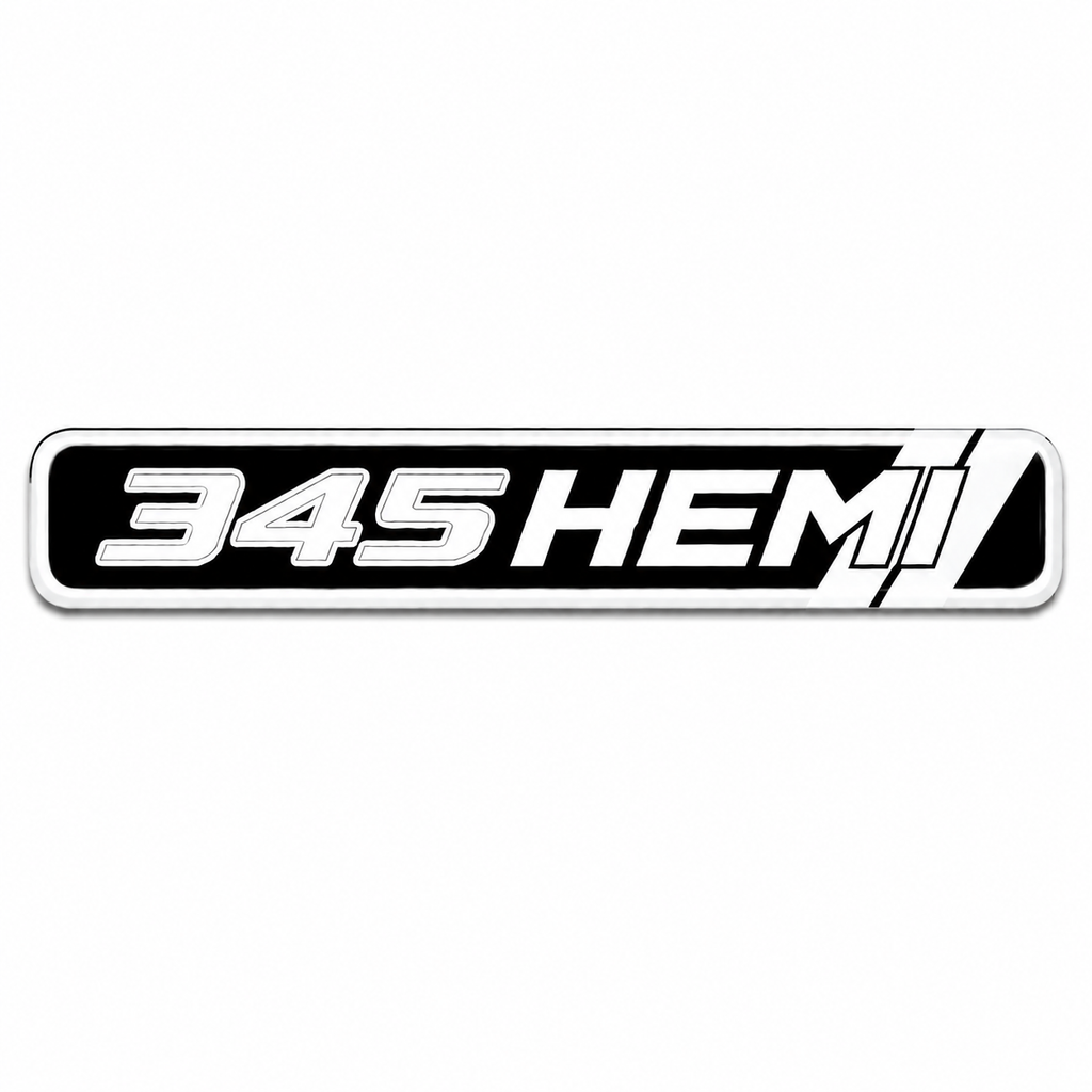 RBD345HDB-2 345 Hemi Dash Badge Dodge Charger 2006-2022