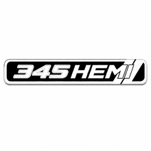 Load image into Gallery viewer, RBD345HDB-2 345 Hemi Dash Badge Dodge Charger 2006-2022