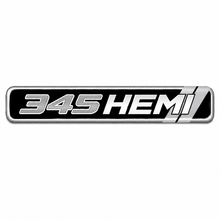 Load image into Gallery viewer, RBD345HDB-2 345 Hemi Dash Badge Dodge Charger 2006-2022