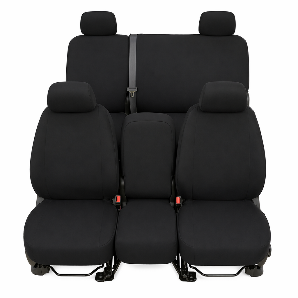 GMC Sierra front seat covers black