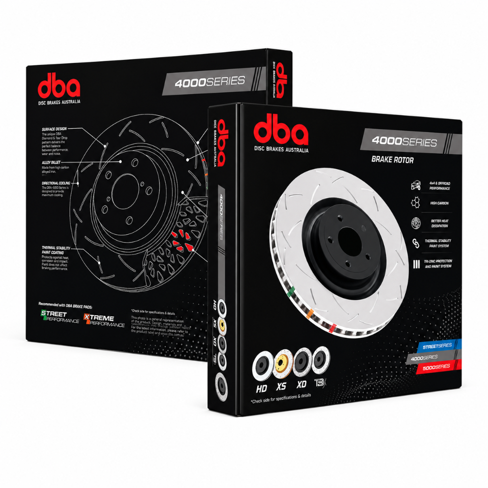 rear slotted brake disc GR Yaris box
