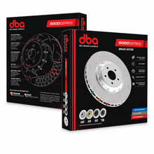 Load image into Gallery viewer, DBA T3 5000 Series 2-piece front rotor black hat retail box