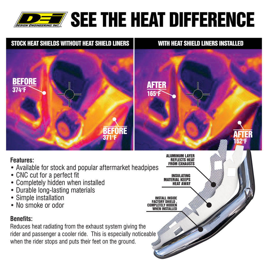 DEI901053-DEI Ex Heat Shield Liner Cut 2 Fit-Thermal Wrap-DEI