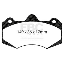 Load image into Gallery viewer, EBC SR Series Race Pads Front DP8042.17SR21
