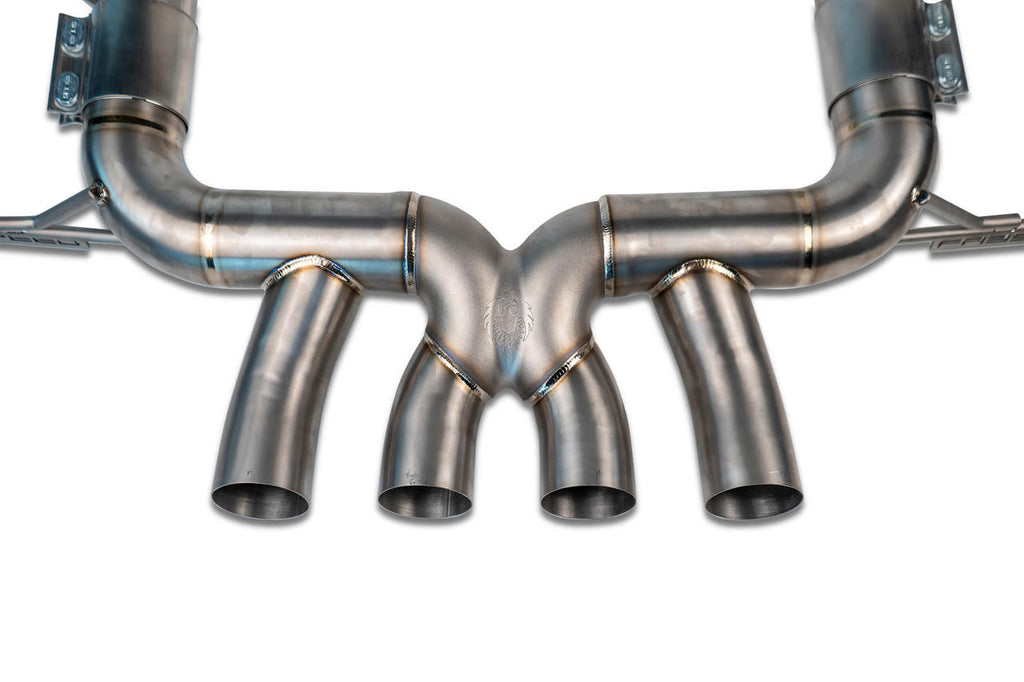 -Fabspeed Chevrolet Corvette C8 Z06 Titanium Supersport X-Pipe Cat-Back Exhaust System (2023+)-Fabspeed Motorsport