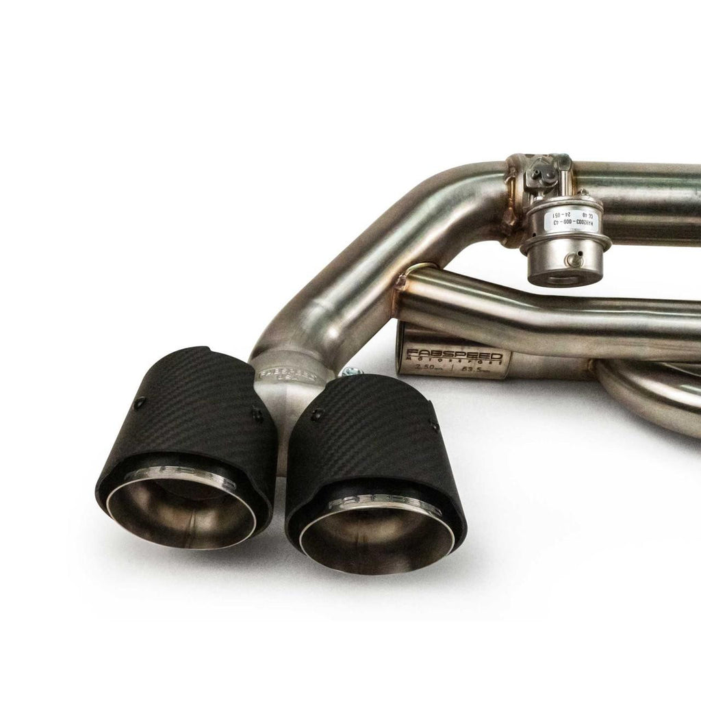 -Fabspeed Porsche 991.2 Carrera Valvetronic Center Muffler Bypass X-Pipe (Non-PSE Only)-Fabspeed Motorsport