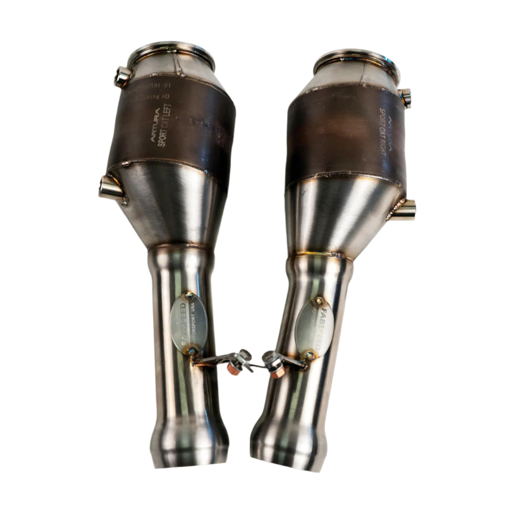 FS.MCL.ATRA.SC-Fabspeed McLaren Artura HJS German Imported Sport Catalytic Converters (2023+)-Fabspeed Motorsport