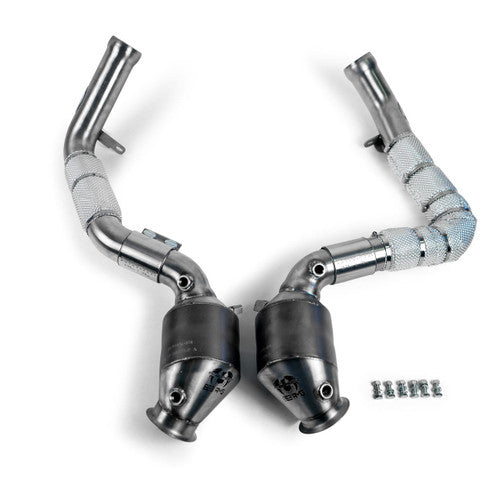 FS.MER.M177.SC-Fabspeed Mercedes-Benz AMG E-63s / GT63 Sport Cat Downpipes (2015-2021)-Fabspeed Motorsport