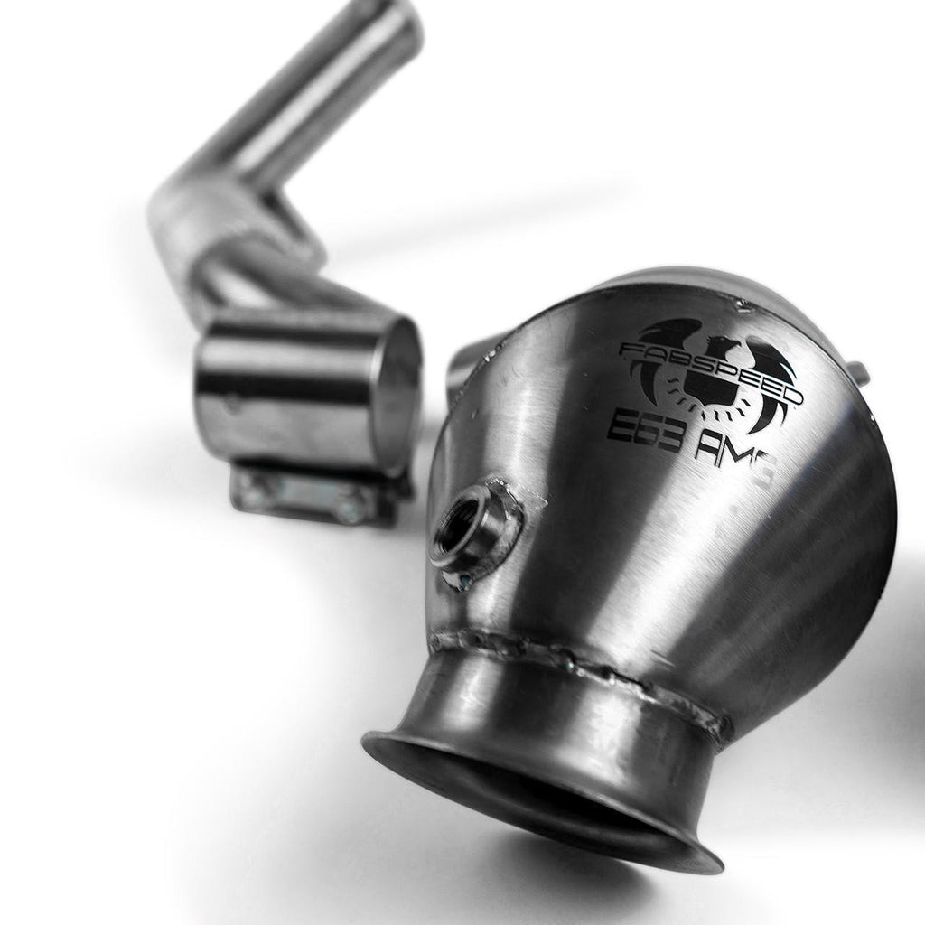 FS.MER.M177.SC-Fabspeed Mercedes-Benz AMG E-63s / GT63 Sport Cat Downpipes (2015-2021)-Fabspeed Motorsport