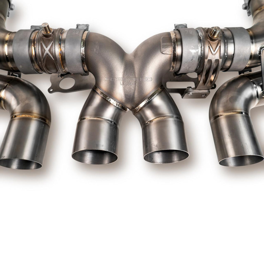 -Fabspeed Chevrolet Corvette C8 Z06 Titanium Valvetronic Cat-Back Exhaust System (2023+)-Fabspeed Motorsport